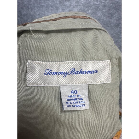 Tommy Bahama Mens Beige Button-Closure Casual Shorts Size 40 - Picture 8 of 9